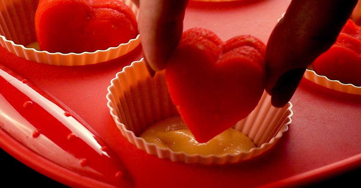 сердце из теста