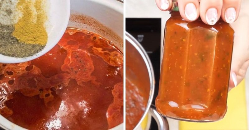 заготовка томатного соуса