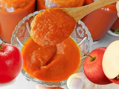 Натуральный домашний кетчуп из помидоров с яблоками
