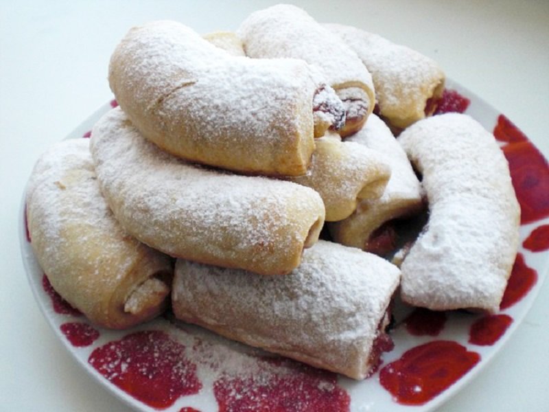 кифлики с орехами