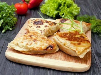 Китайские лепешки с мясом