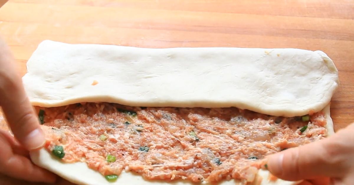 китайские пирожки с мясом