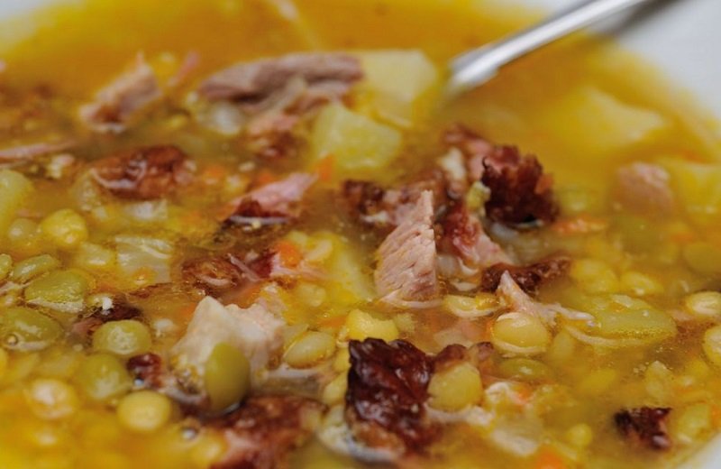 как сварить суп с горохом