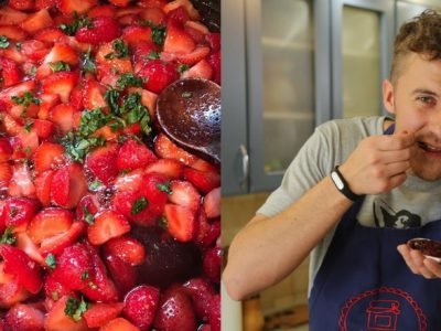 Клубничное варенье с базиликом