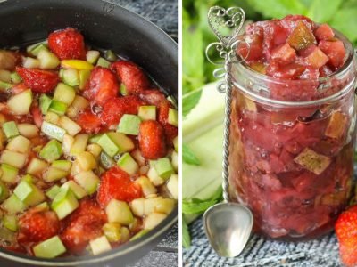 Клубничное варенье с кабачками