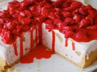 Клубничный чизкейк