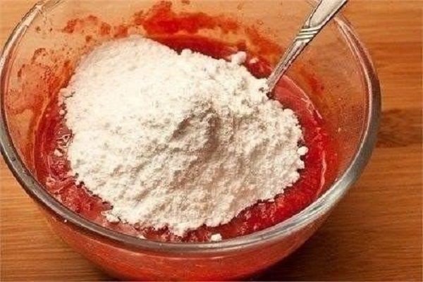 клубничный рахат-лукум без крахмала