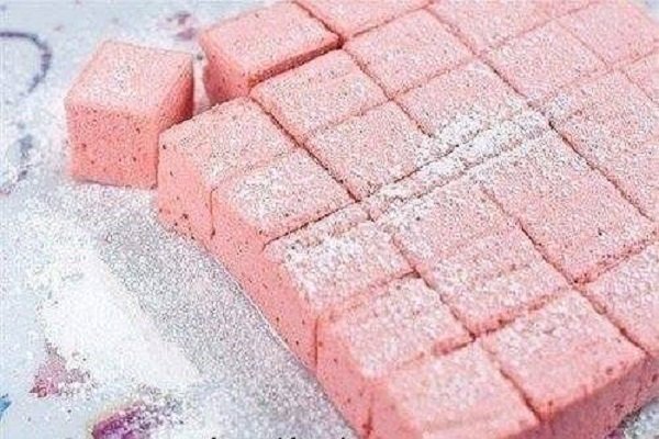 клубничный рахат-лукум без крахмала