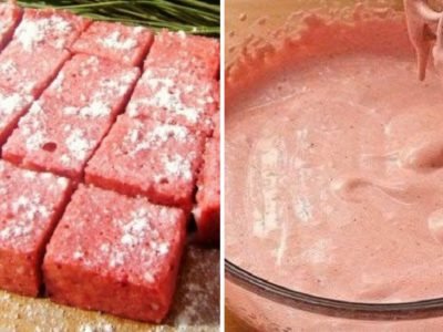 Клубничный рахат-лукум без крахмала