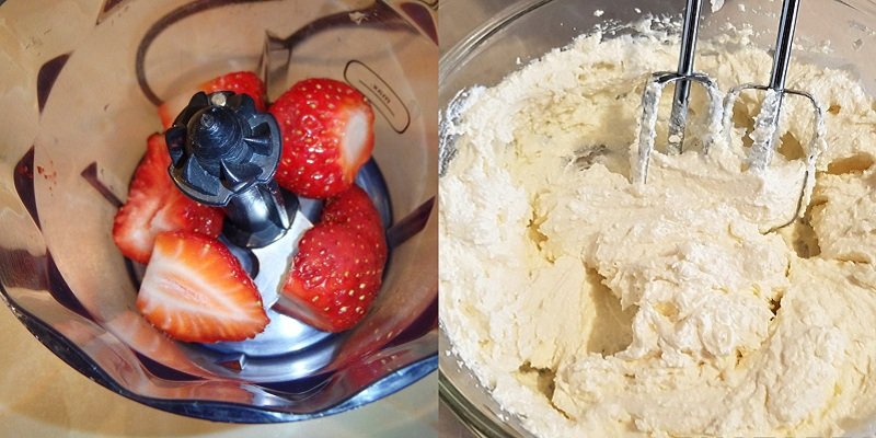 клубничный сырник