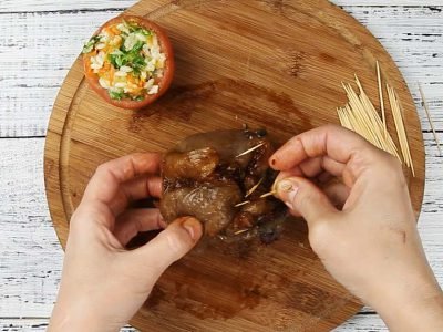 Клубочки с куриным филе