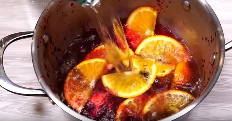 чай с апельсинами