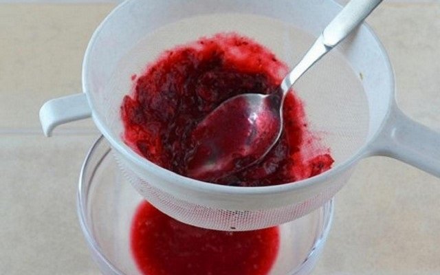 Клюквенный мусс