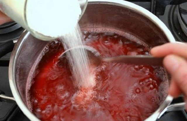 Клюквенный мусс