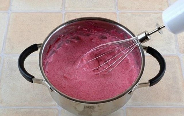 Клюквенный мусс