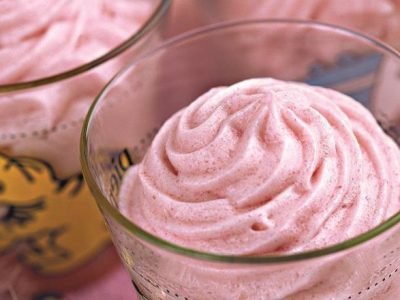 Клюквенный мусс