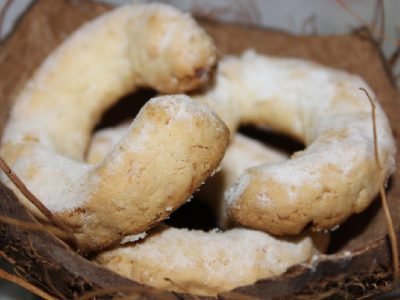 Кокосовые рогалики