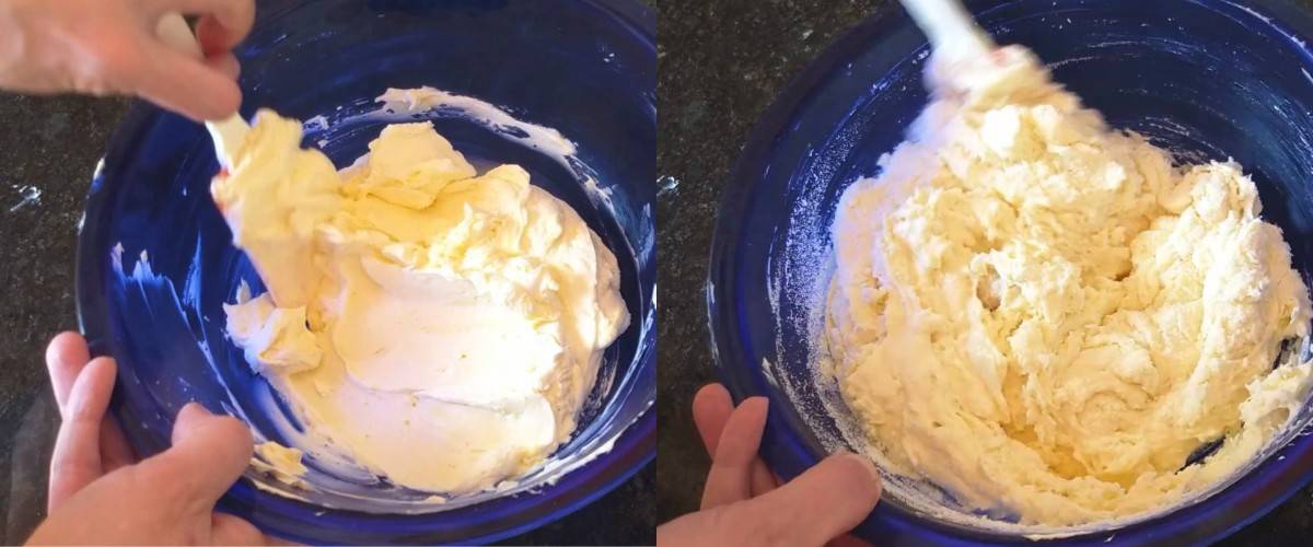 чизкейк с кокосовой стружкой