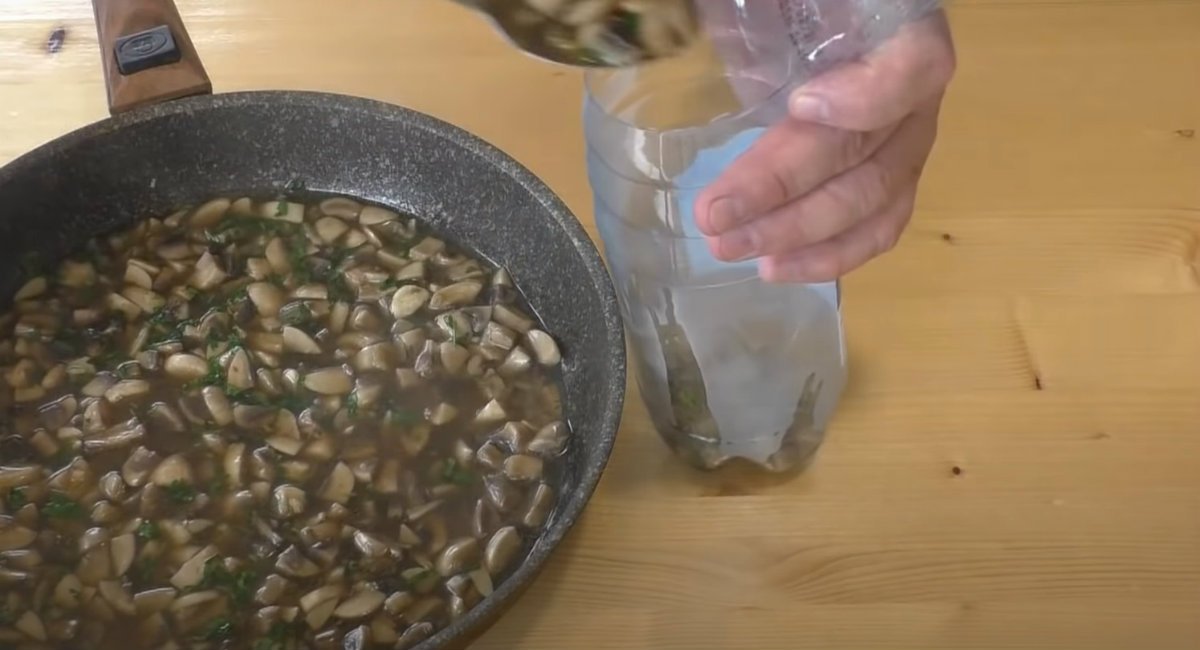 грибы в бутылке