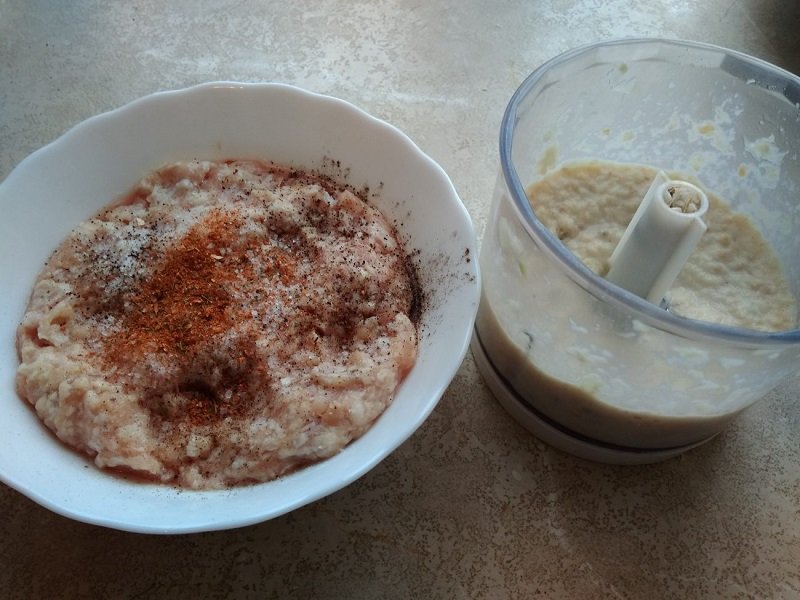 курица в блендере