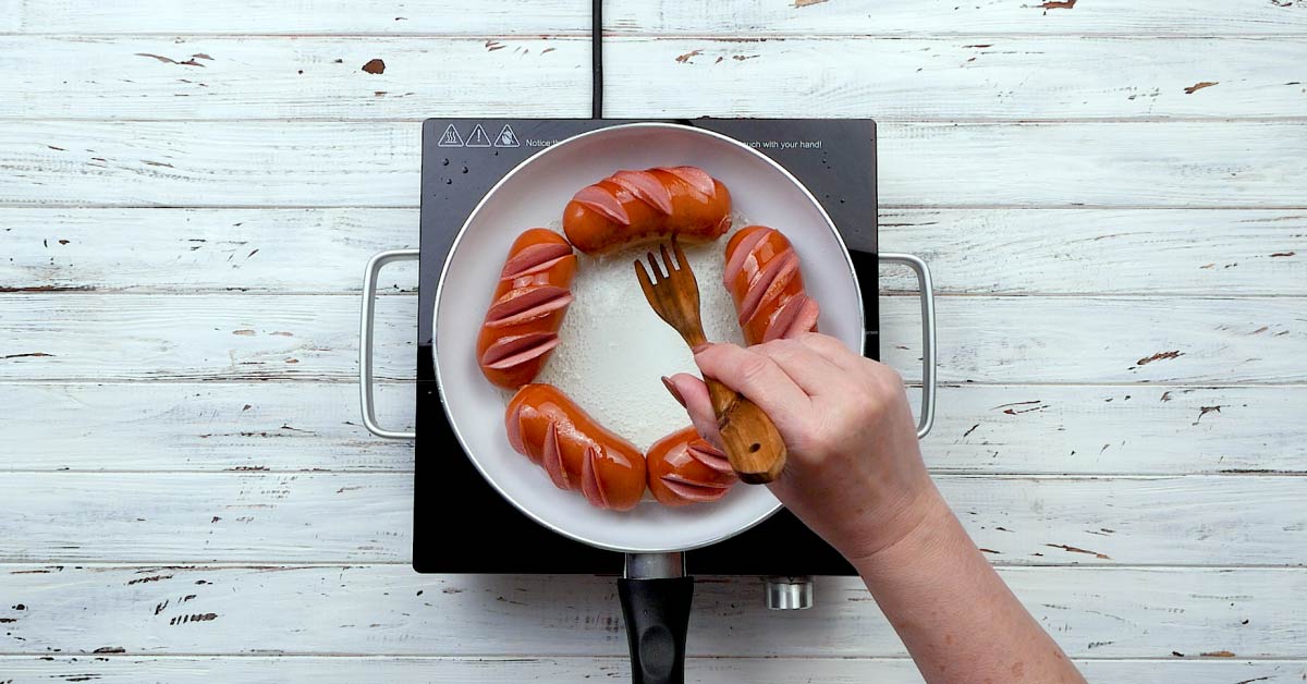 жареные сардельки