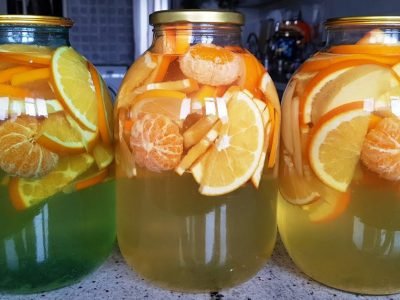 Компот из цитрусовых на зиму