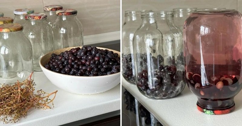 виноград в банке