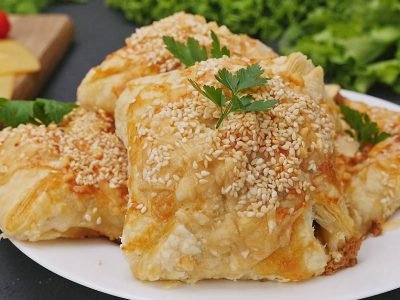 Конвертики из слоеного теста