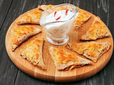 Конвертики с курицей