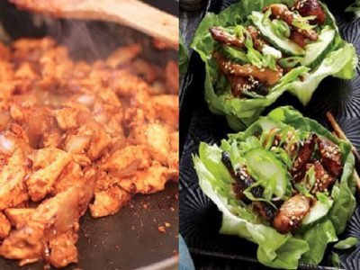 Корейский салат с курицей