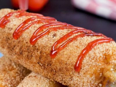 Корндог из картофеля и сыра