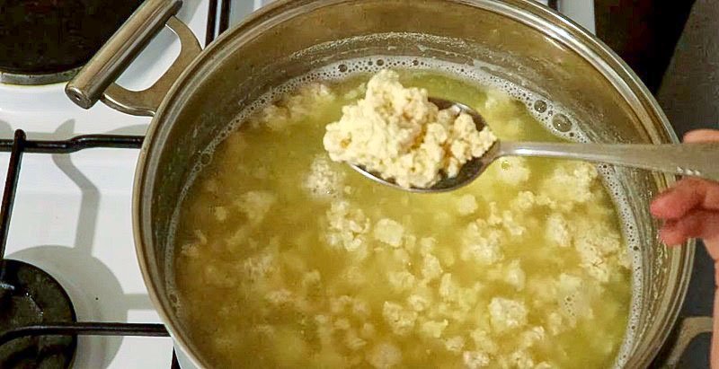 жарка корта из ряженки