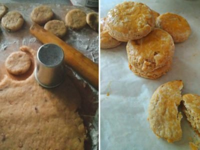 Коржики со шкварками