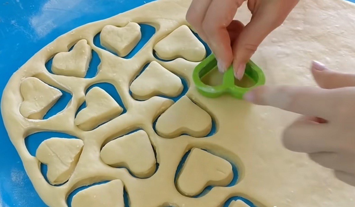 вырезанное печенье