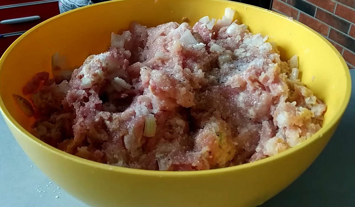 корзинки из фарша