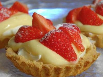 Корзинки с кремом