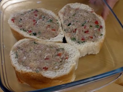 Котлета в хлебе