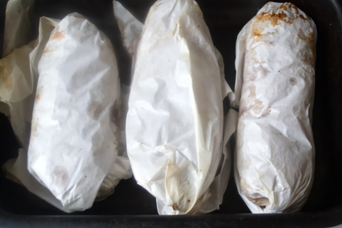 котлеты в пергаменте