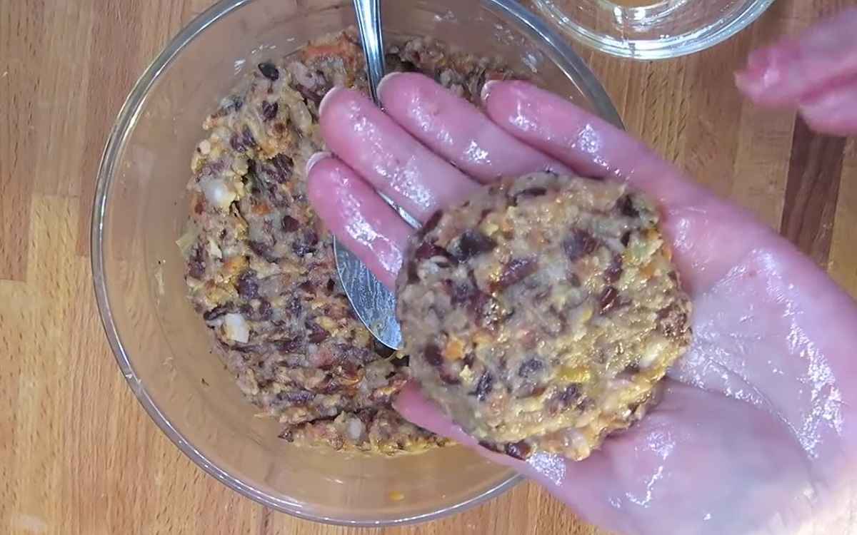 сформированная котлета