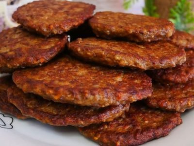 Сочные котлеты из говяжьей печени и гречки
