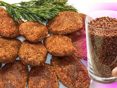 Котлеты из гречки без мяса и яиц