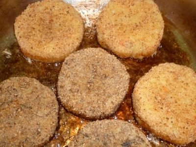 Постные котлеты из картошки