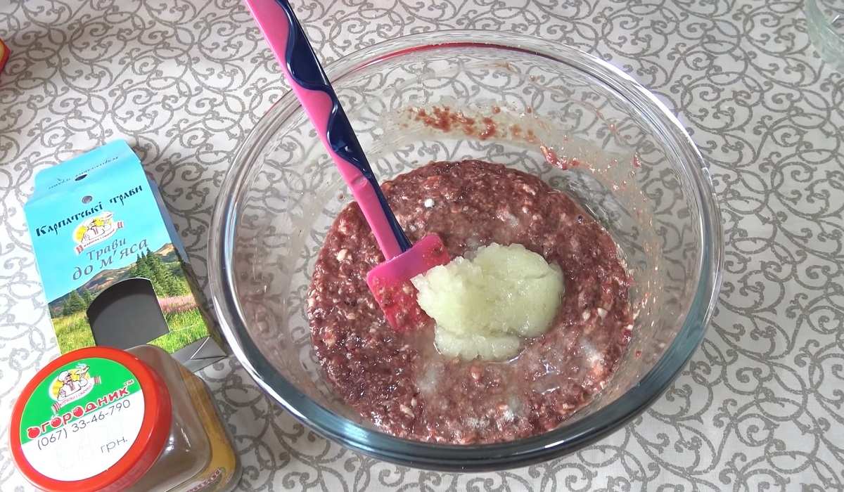 приготовления основы для котлет