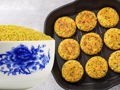 Котлеты из пшена: рецепт без мяса