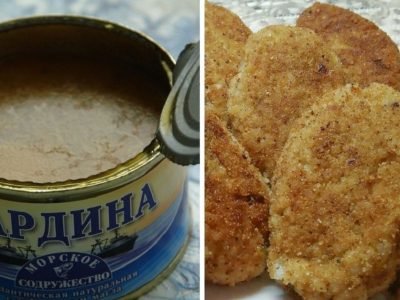 Невероятные котлеты из рыбных консервов