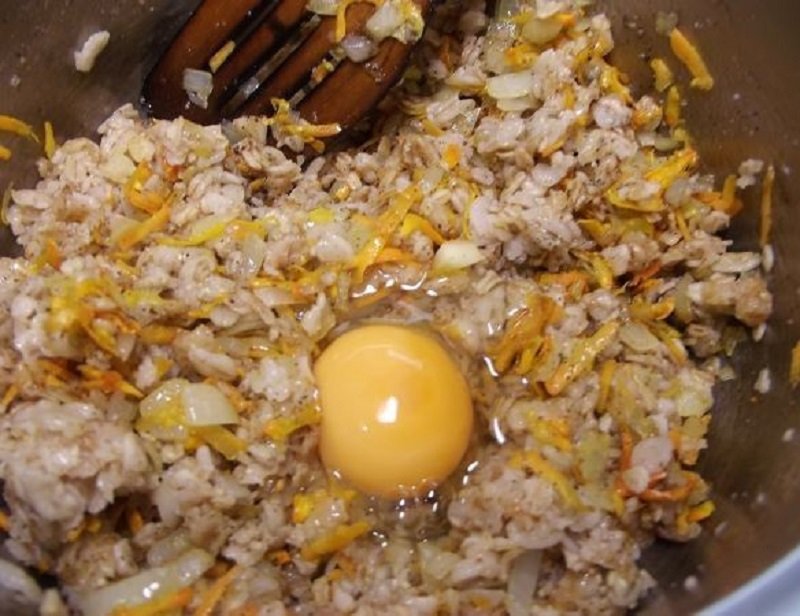 овсянка с овощами