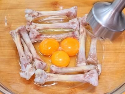 Котлеты на кости, жаренные во фритюре