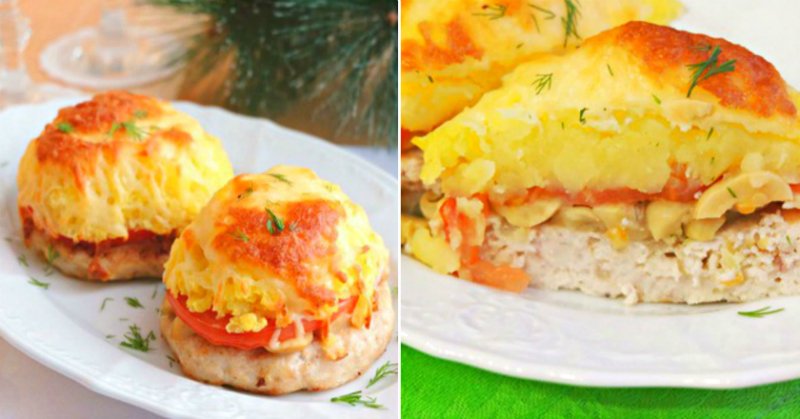 куриные котлеты под сыром