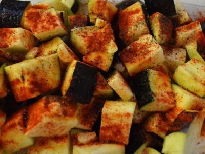 Котлеты с баклажанами в духовке