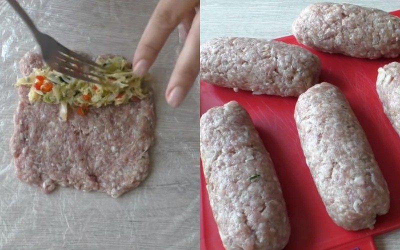 котлеты с начинкой из болгарского перца